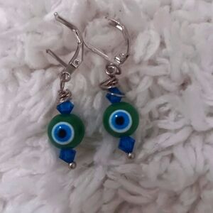 Hand Crafted Be A Little Different Glass Beaded Hippy Earrings Hand Craf…